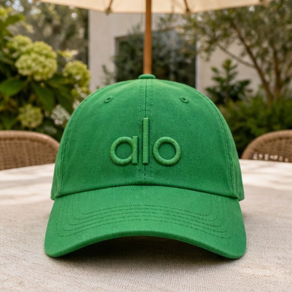 Alo Yoga Green Baseball Cap Tennis Golf Yoga Hat
